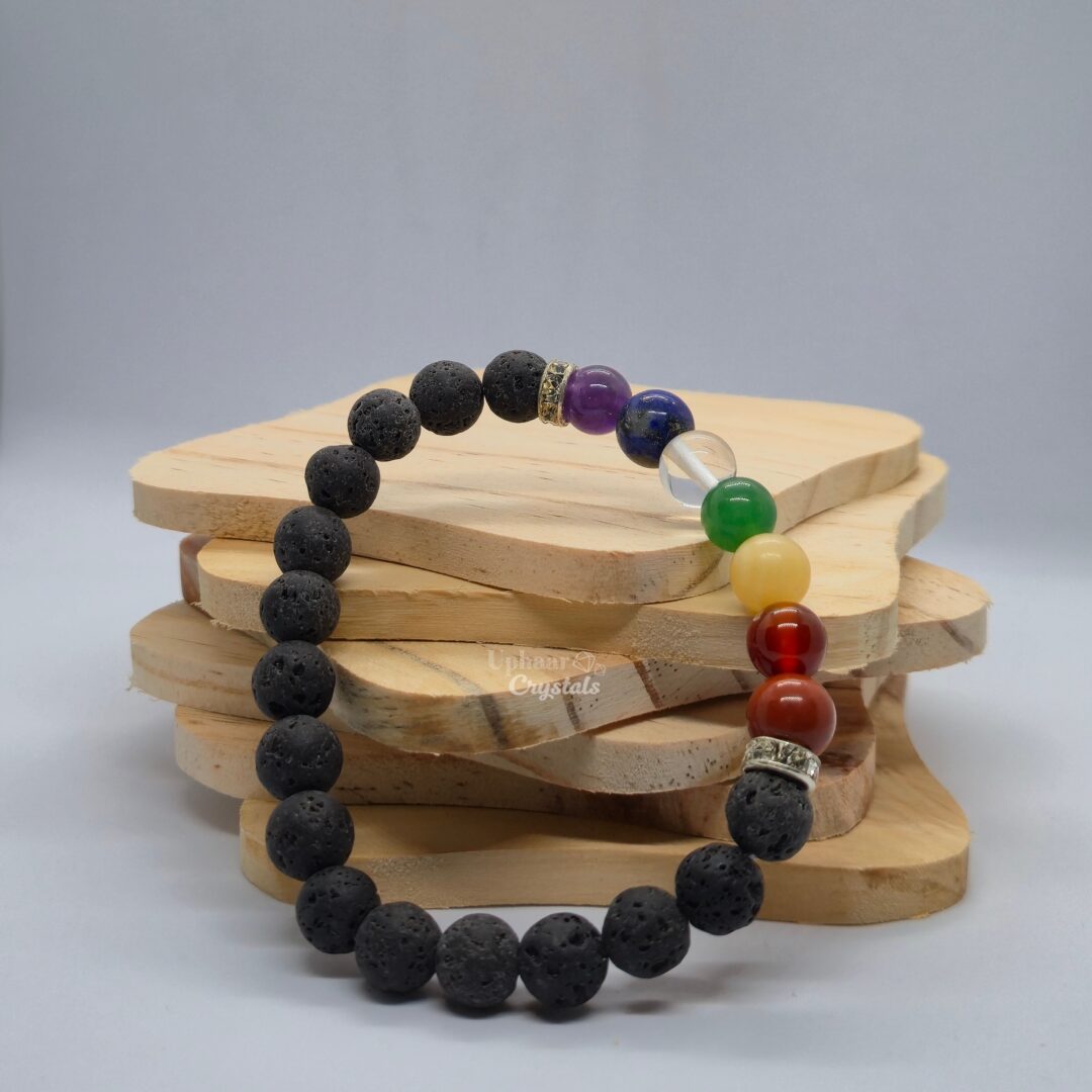 Aquarius Volcano Seven Chakaras Bracelet
