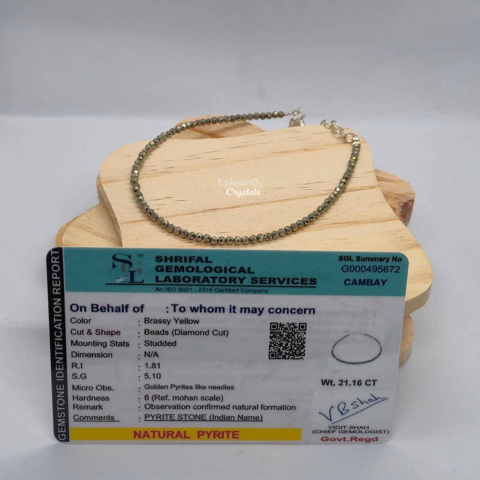 Pyrite Bracelet/Ankelet - Image 2